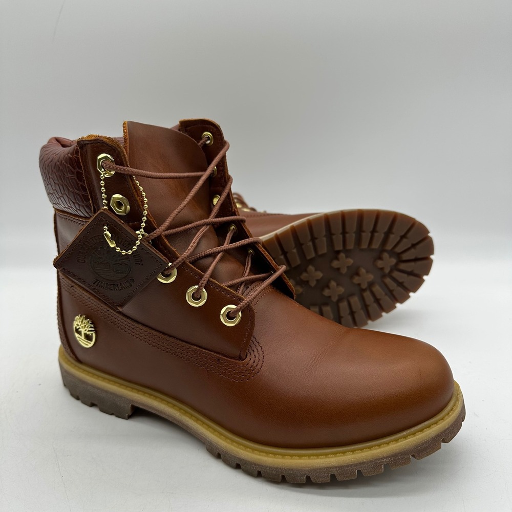 Timberland A2GX7 Womens 9.5 Safari Crocodile 6-Inch Premium Waterproof Boot K43 - Picture 4 of 12